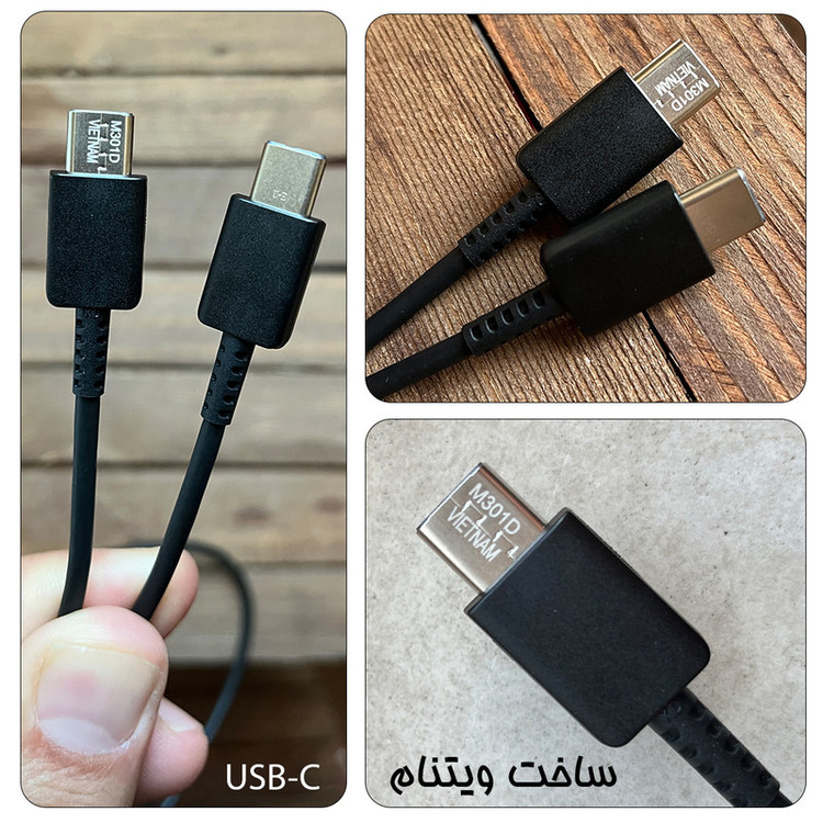 کابل USB-C توربو مدل Galaxy - A24 طول 1 متر