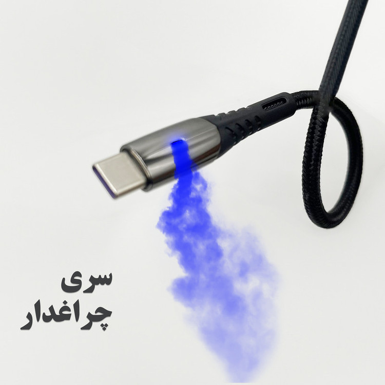 کابل تبدیل لایتنینگ به USB-C بیاند مدل BCL-502KF CHARGE DATA طول 2 متر
