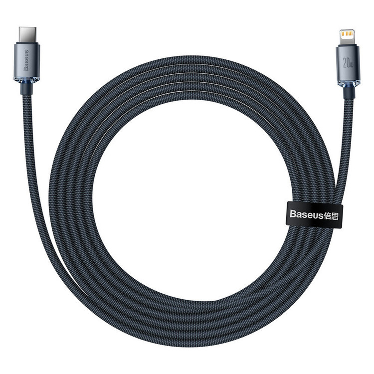 کابل تبدیل USB-C به لایتنینگ باسئوس مدل CAJY000301 طول 2 متر