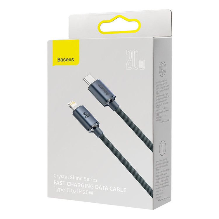 کابل تبدیل USB-C به لایتنینگ باسئوس مدل CAJY000301 طول 2 متر