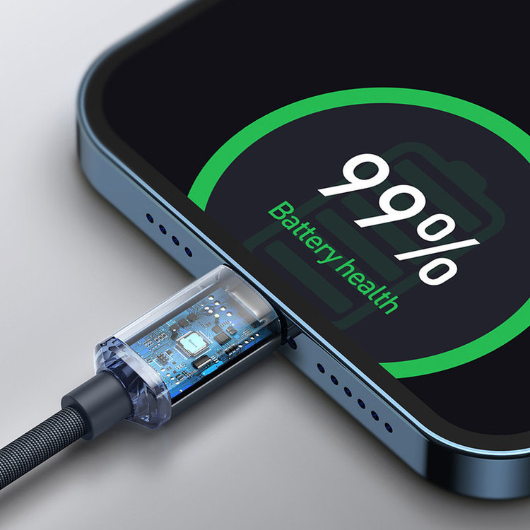 کابل تبدیل USB-C به لایتنینگ باسئوس مدل CAJY000301 طول 2 متر