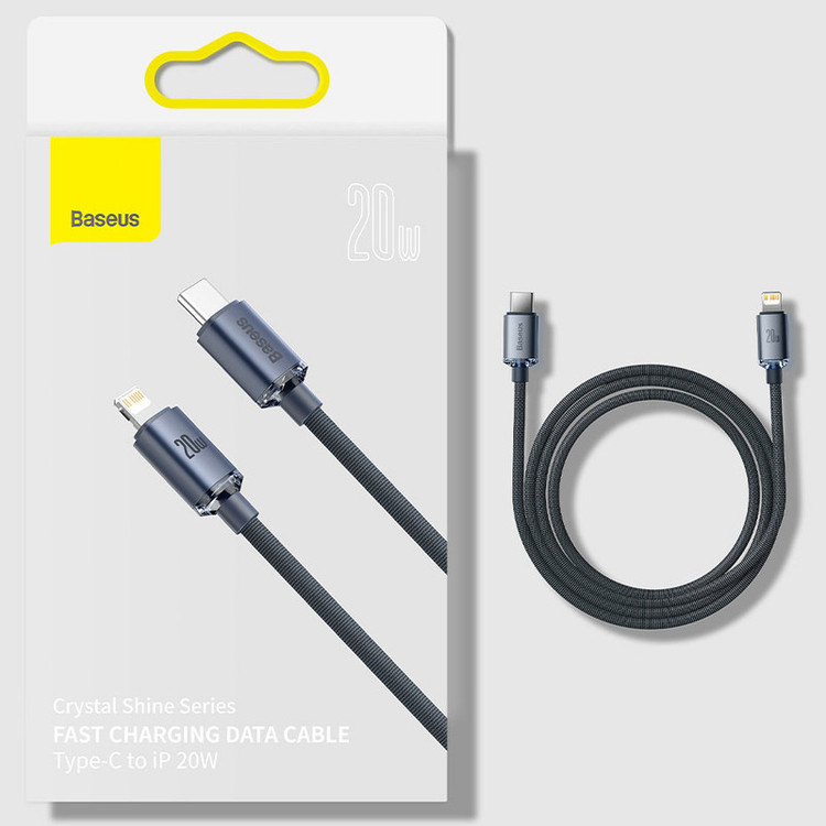 کابل تبدیل USB-C به لایتنینگ باسئوس مدل CAJY000301 طول 2 متر