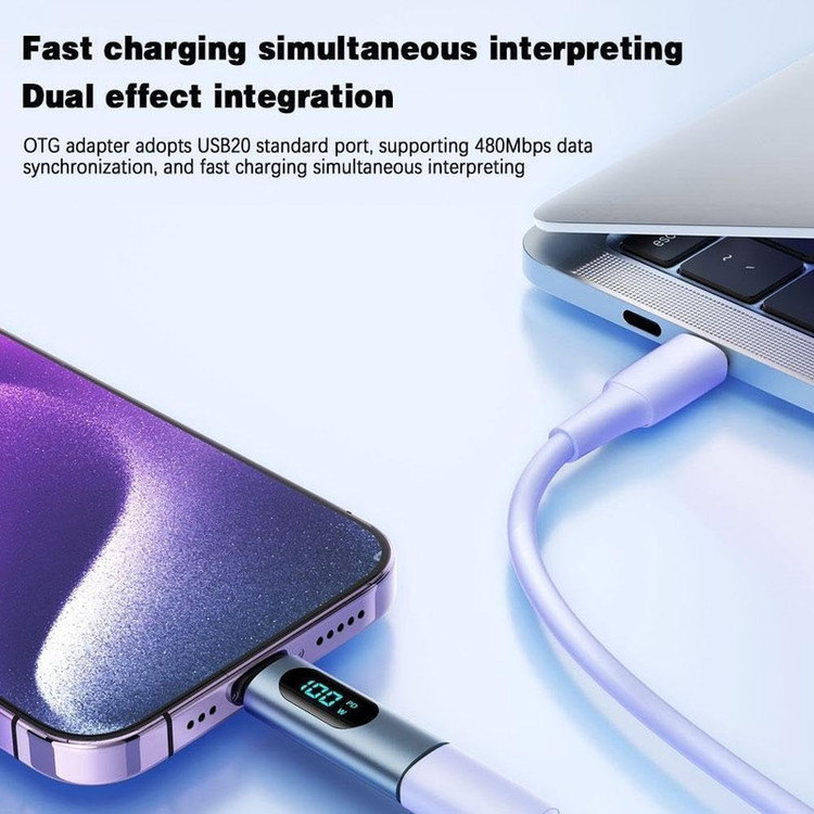 مبدل USB-C مدل OTG-5A-PD100W