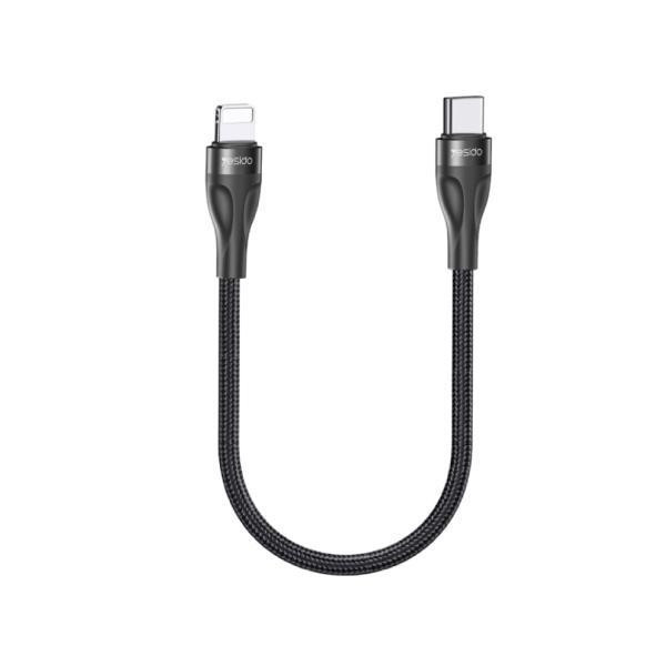 کابل تبدیل usb-C به لایتنینگ یسیدو مدل CA82 طول 0.3 متر