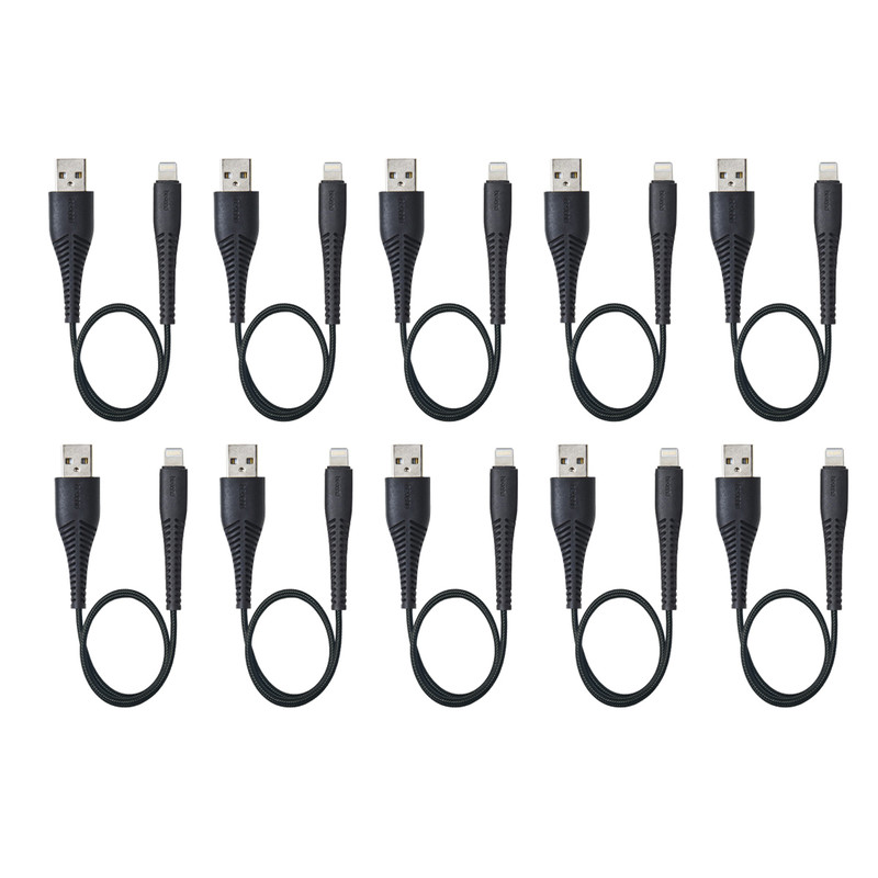 کابل شارژ USB به لایتنینگ بیاند مدل BA-333 طول 0.3 متر بسته ده عددی