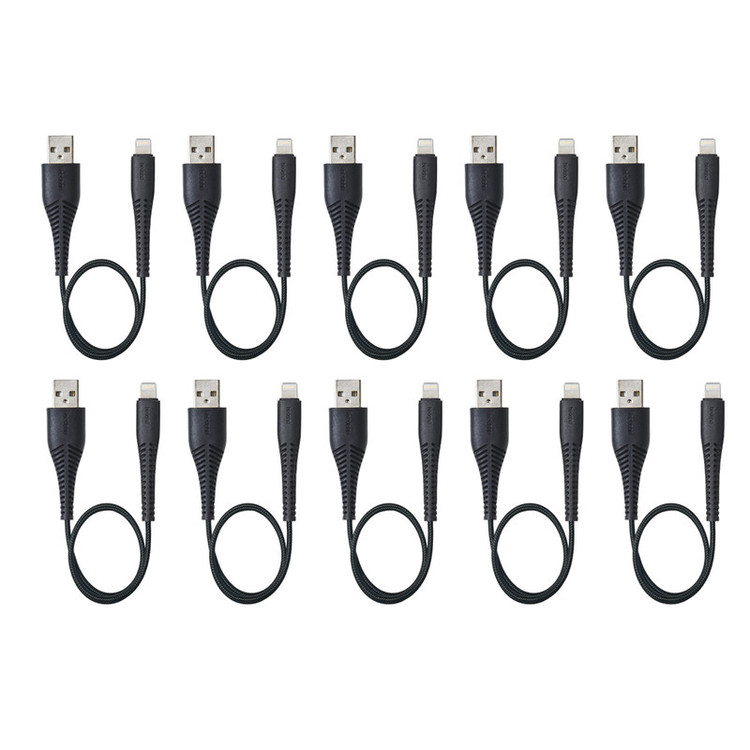 کابل شارژ USB به لایتنینگ بیاند مدل BA-333 طول 0.3 متر بسته ده عددی