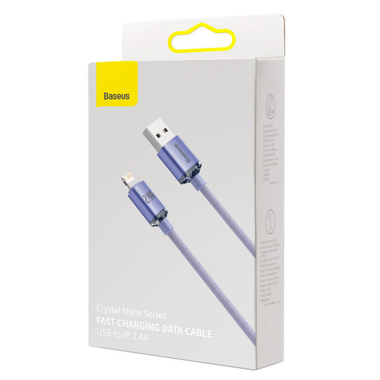 کابل تبدیل USB به لایتنینگ باسئوس مدل CAJY0001 طول 2 متر