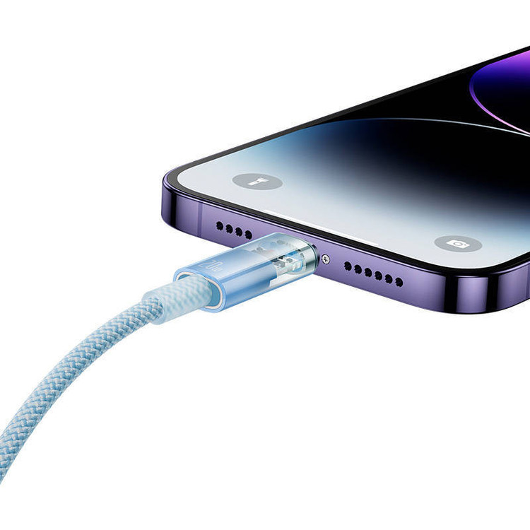 کابل تبدیل USB-C به لایتنینگ بیسوس مدل Explorer Series 20W طول 1 متر