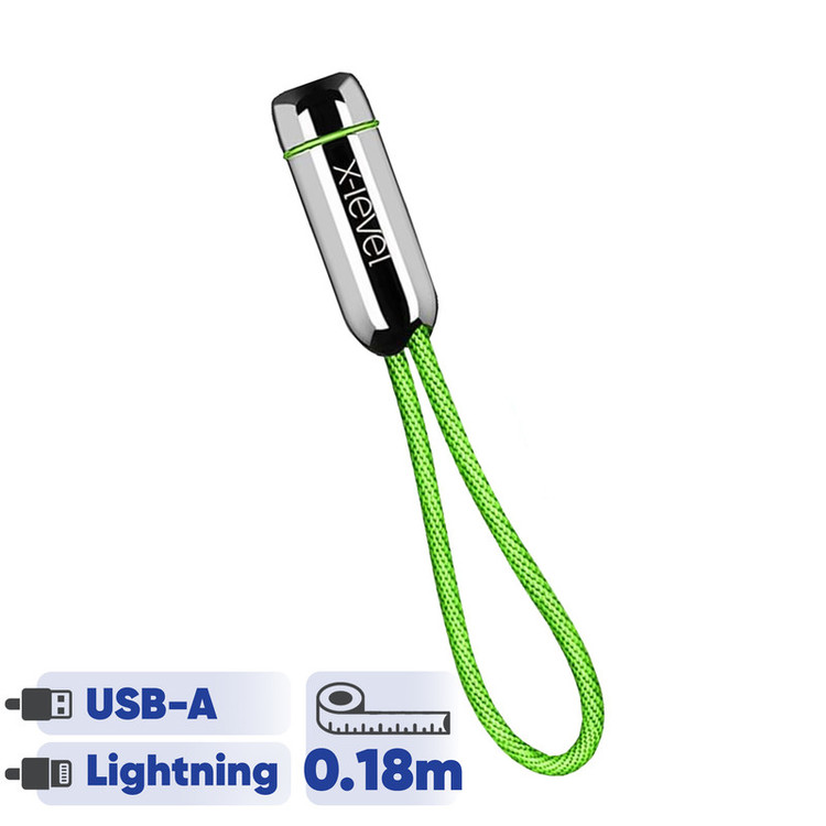 کابل تبدیل USB به لایتنینگ اکی یس مدل X-LEVEL طول 0.18 متر