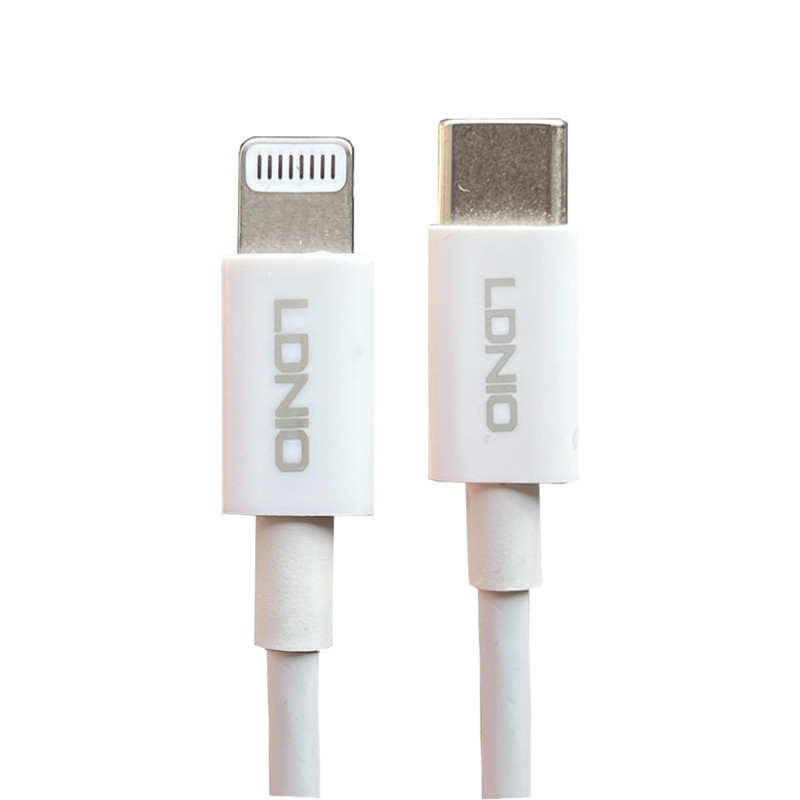 کابل تبدیل USB-C به لایتنینگ الدینو مدل   12pro Max طول 1 متر