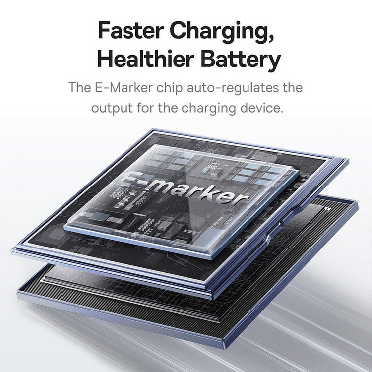 کابل USB-C بیسوس مدل Tungsten Gold Magnetic 100W طول 1 متر