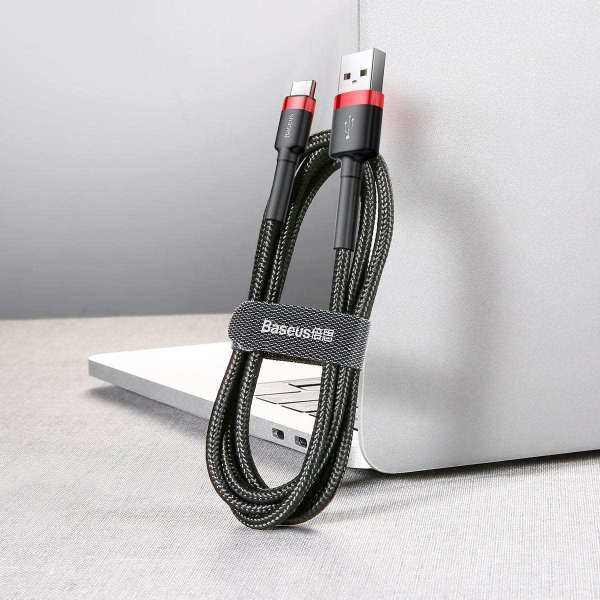 کابل تبدیل USB به USB-C باسئوس مدل CATKLF-U09 Cafule طول 3 متر