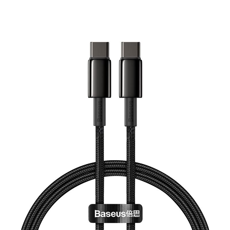 کابل تبدیل USB-C به USB-C باسئوس مدل Tungsten طول 2 متر