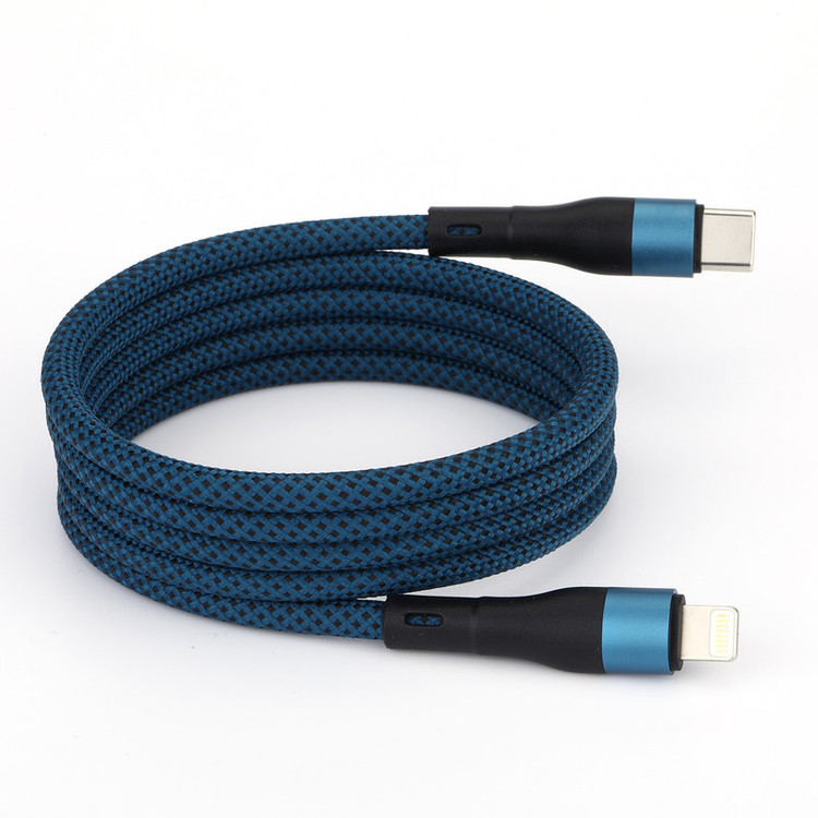 کابل تبدیل USB-C به لایتنینگ فوربری مدل Magnetic KS-CL01-20W طول 1 متر