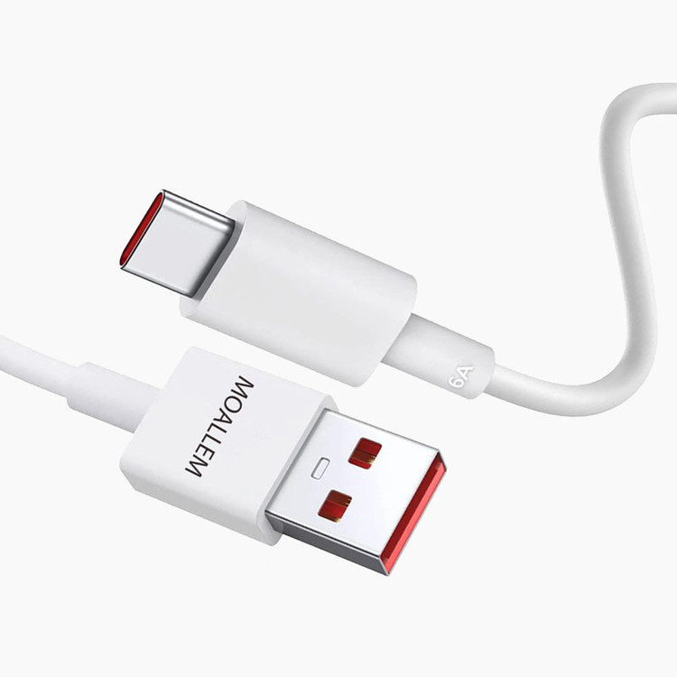 کابل تبدیل USB به USB-C معلم مدل Note 13 pro 4G طول 1 متر