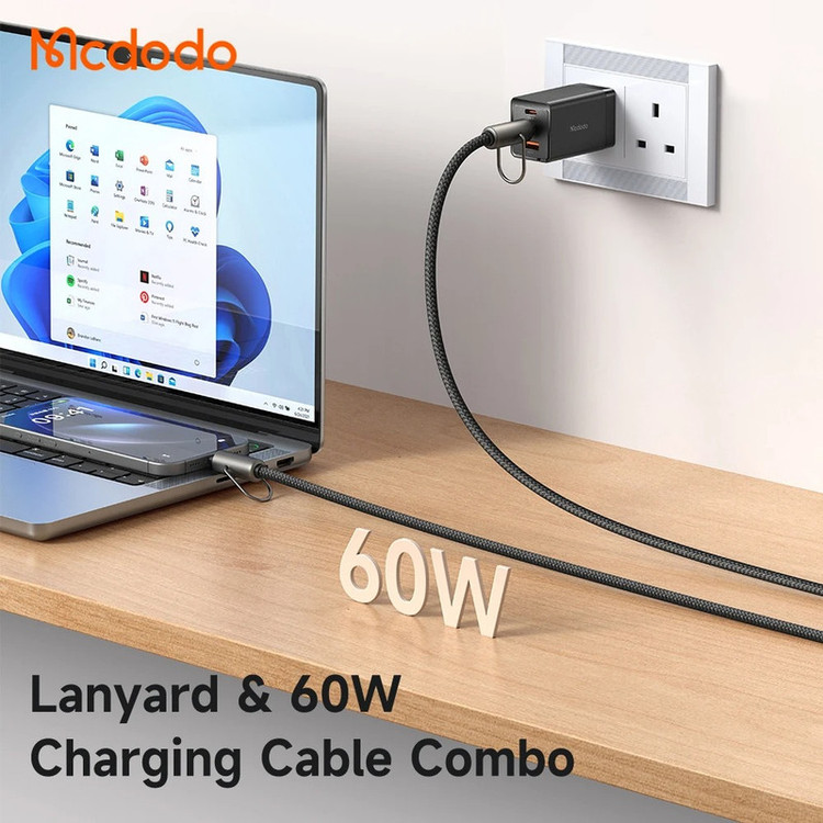 کابل تبدیل USB-C به لایتنینگ مک دودو مدل CA-682 طول 1.2 متر