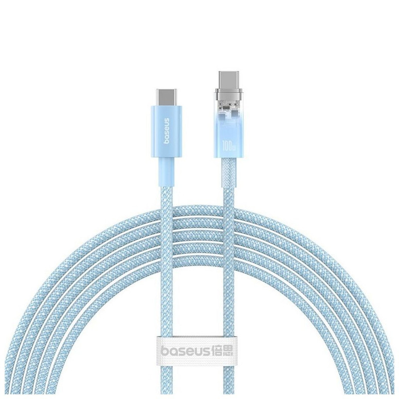 کابل USB-C بیسوس مدل Explorer Series 100W CB000043 طول 2 متر