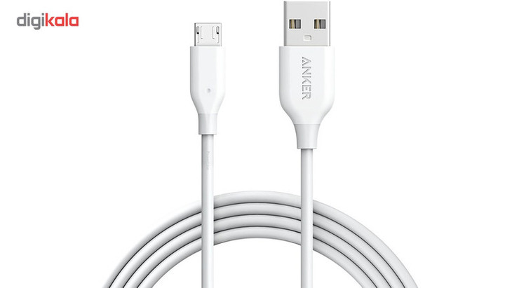 کابل تبدیل USB به microUSB انکر مدل A8133 PowerLine طول 1.8 متر