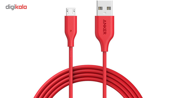 کابل تبدیل USB به microUSB انکر مدل A8133 PowerLine طول 1.8 متر