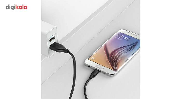 کابل تبدیل USB به microUSB انکر مدل A8133 PowerLine طول 1.8 متر