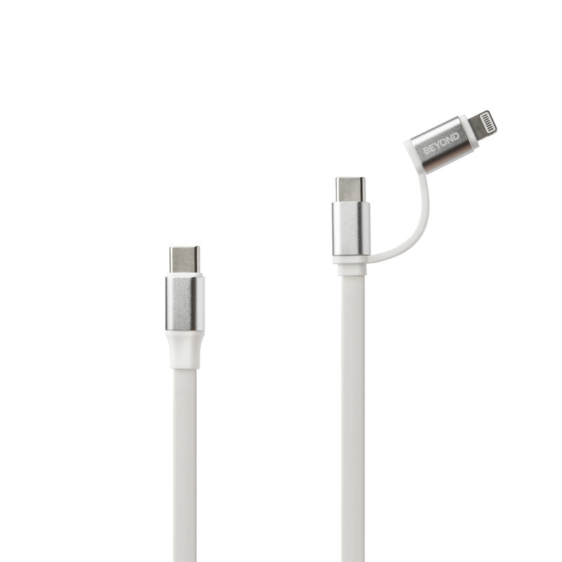 کابل تبدیل USB-C به لایتنینگ/USB-C بیاند مدل BCCL-315 طول 15 سانتی متر
