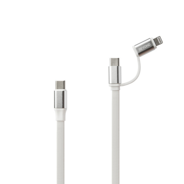 کابل تبدیل USB-C به لایتنینگ/USB-C بیاند مدل BCCL-315 طول 15 سانتی متر