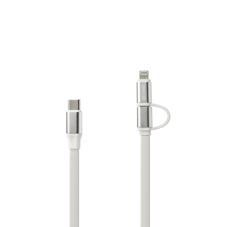 کابل تبدیل USB-C به لایتنینگ/USB-C بیاند مدل BCCL-315 طول 15 سانتی متر