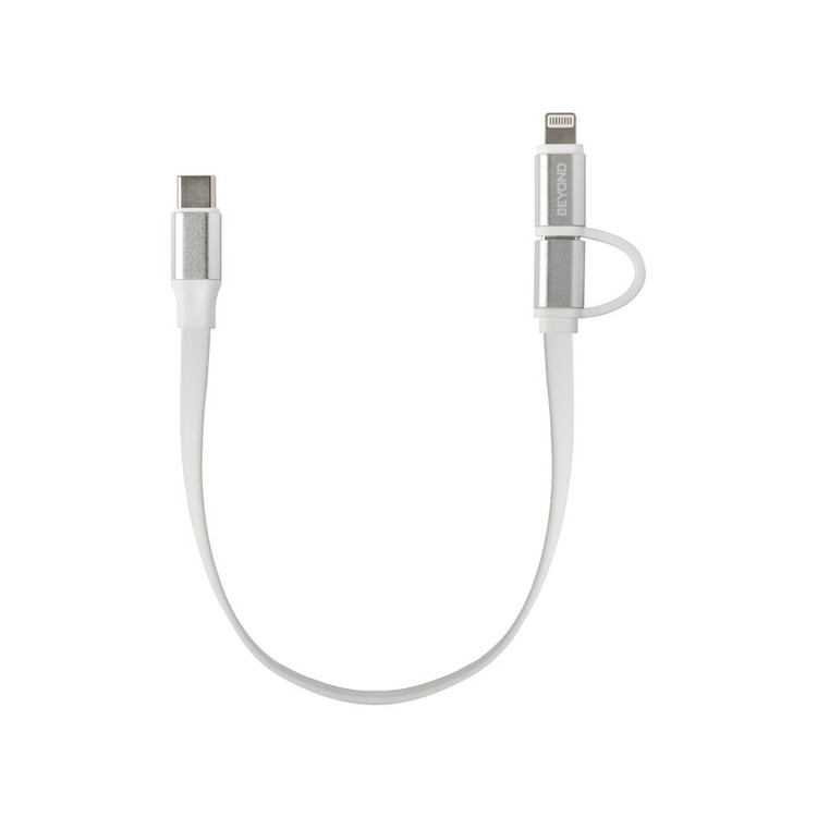 کابل تبدیل USB-C به لایتنینگ/USB-C بیاند مدل BCCL-315 طول 15 سانتی متر
