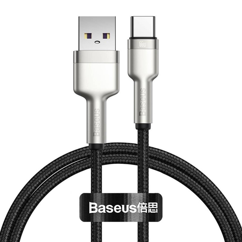 کابل تبدیل USB به USB-C بیسوس مدل HIGH CURRENT 66W طول 1 متر