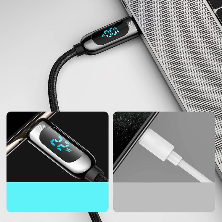 کابل تبدیل USB-C بیسوس مدل Display Fast Charging-100W طول 1 متر