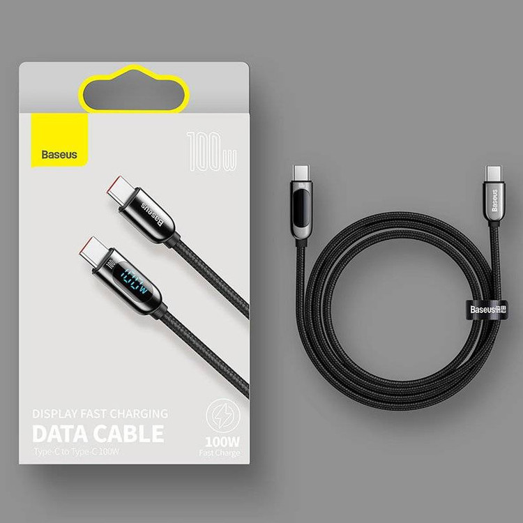کابل تبدیل USB-C بیسوس مدل Display Fast Charging-100W طول 1 متر