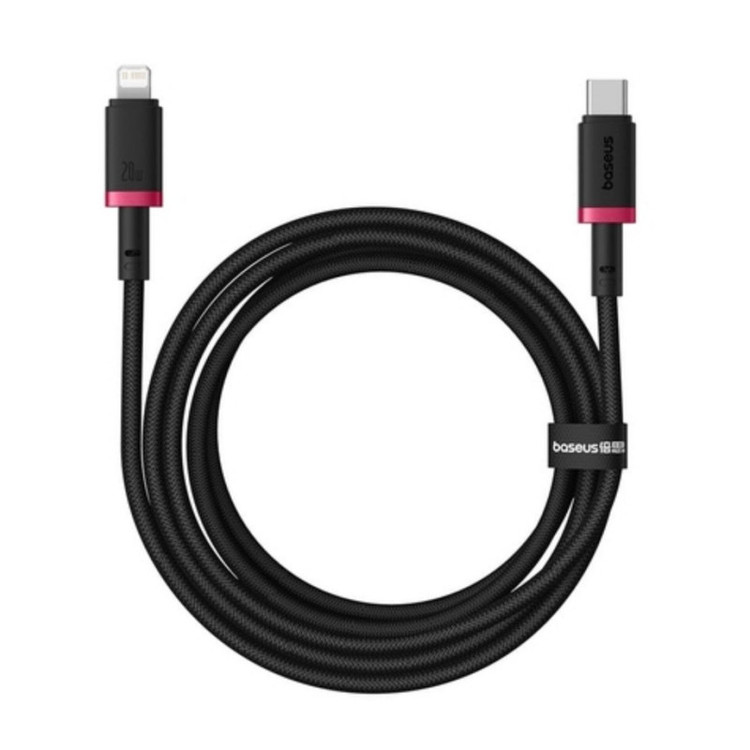 کابل تبدیل USB-C به لایتنینگ بیسوس مدل Dura Series 20W طول 2 متر