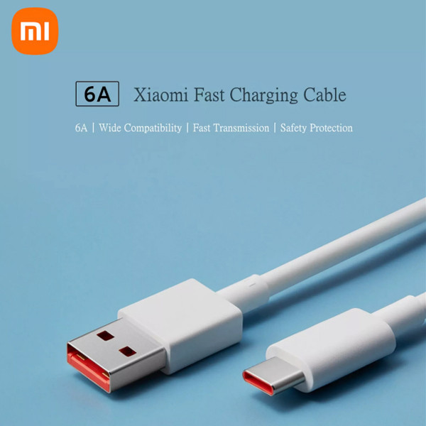 کابل تبدیل USB به USB-C مدل 6A Turbo طول 1 متر