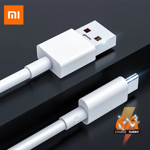 کابل تبدیل USB به USB-C مدل 6A Turbo طول 1 متر