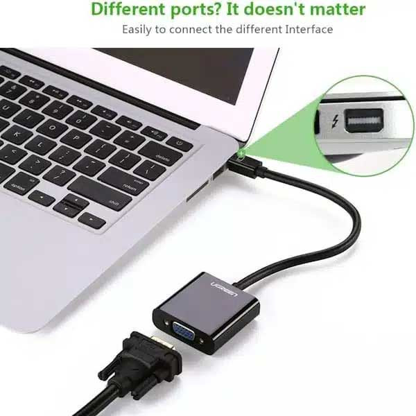 تبدیل Mini DisplayPort به VGA یوگرین مدل MD113 کد 10459