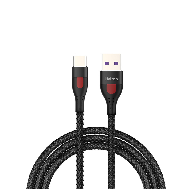 کابل USB به USB-C هترون مدل HC303HB طول 1 متر