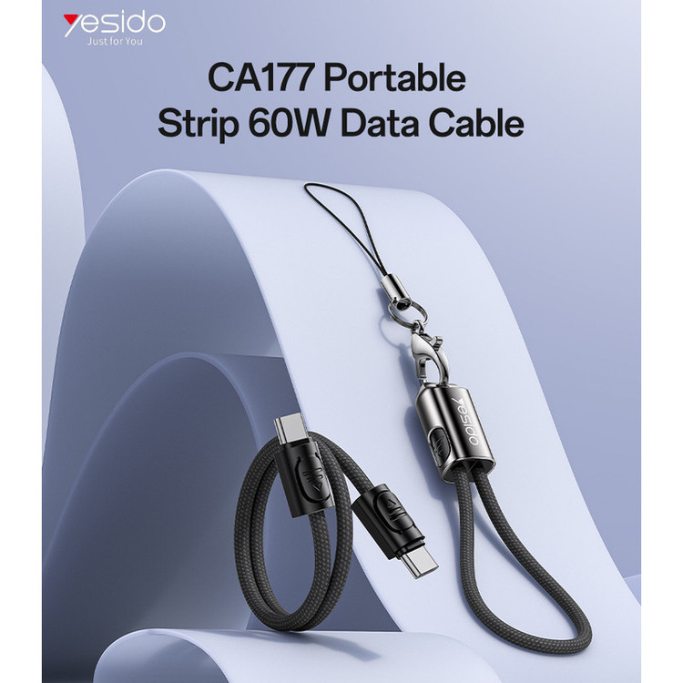 کابل USB-C یسیدو مدل KEYCHAIN CA177 طول 0.2 متر