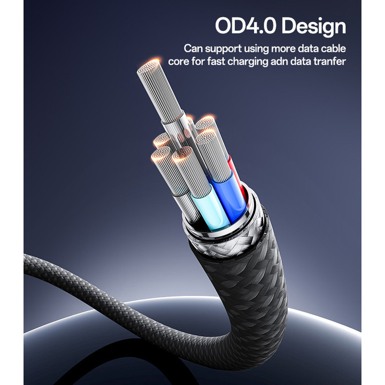 کابل USB-C یسیدو مدل KEYCHAIN CA177 طول 0.2 متر