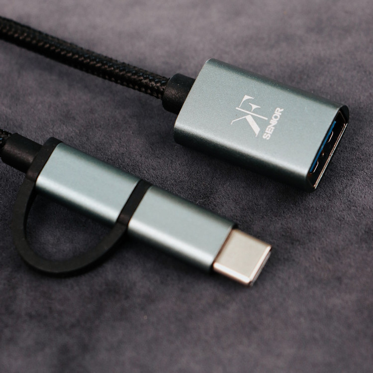 مبدل MICRO USB/USB-C به USB 3.0 /کی اف سنیور مدل A330