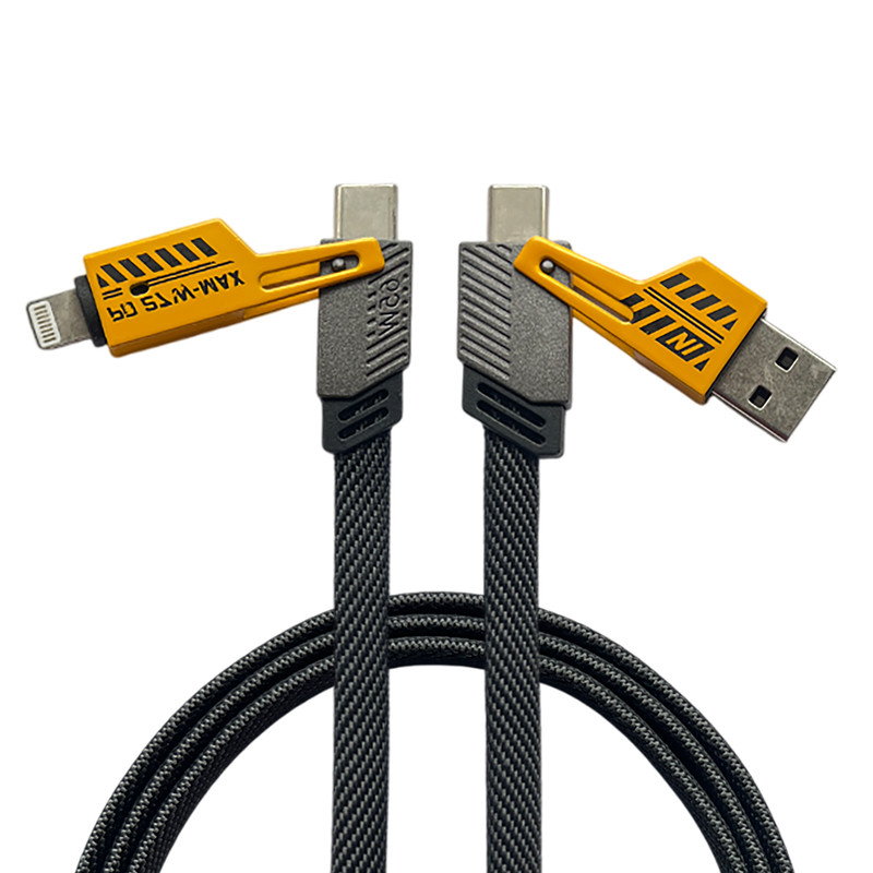 کابل تبدیل USB به USB-C لاندار مدل kc300 طول 1 متر