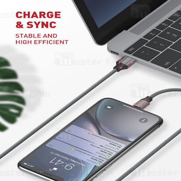 کابل تبدیل USB به لایتنینگ الدینیو مدل LS442 طول 2متر