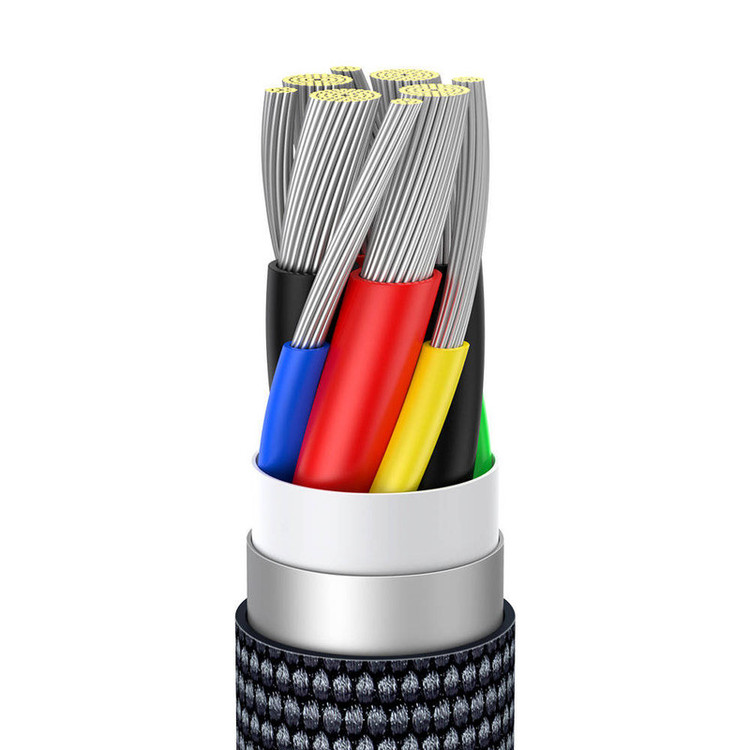 کابل USB-C باسئوس مدل Crystal Shine-100W طول 2 متر