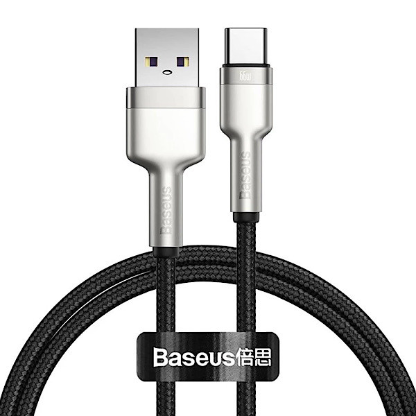 کابل تبدیل USB به USB-C بیسوس مدل CAKF000201 66W طول 2 متر