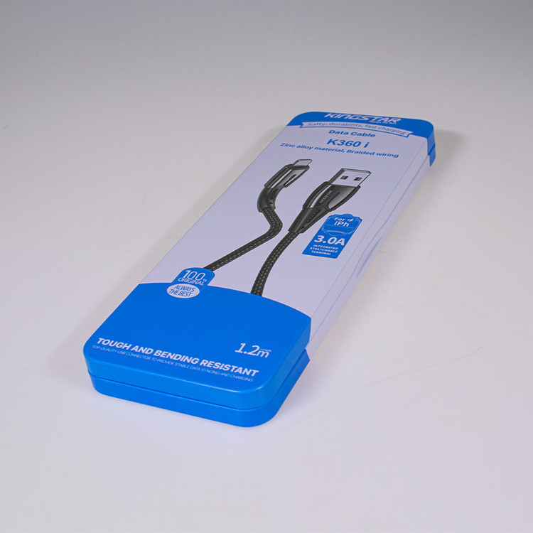 کابل تبدیل USB به لایتنینگ کینگ استار مدل K360i طول 1.2 متر