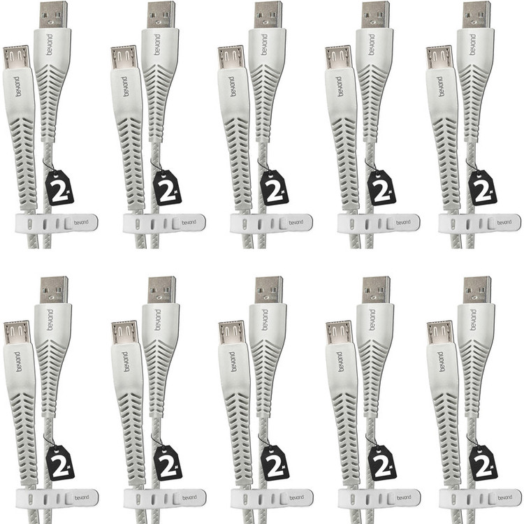 کابل تبدیل USB به MicroUSB بیاند مدل BUM-302LT FAST CHARGE طول 2 متر بسته 10 عددی