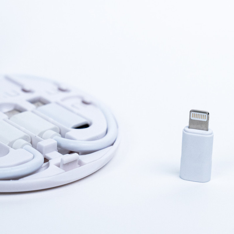 کابل تبدیل USB-C به USB-C / لایتنینگ / USB / micro-USB فوربری مدل RC190 طول 0.23 متر