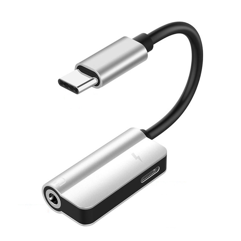 مبدل 1 به 2 USB-C/AUX مدل AF-005