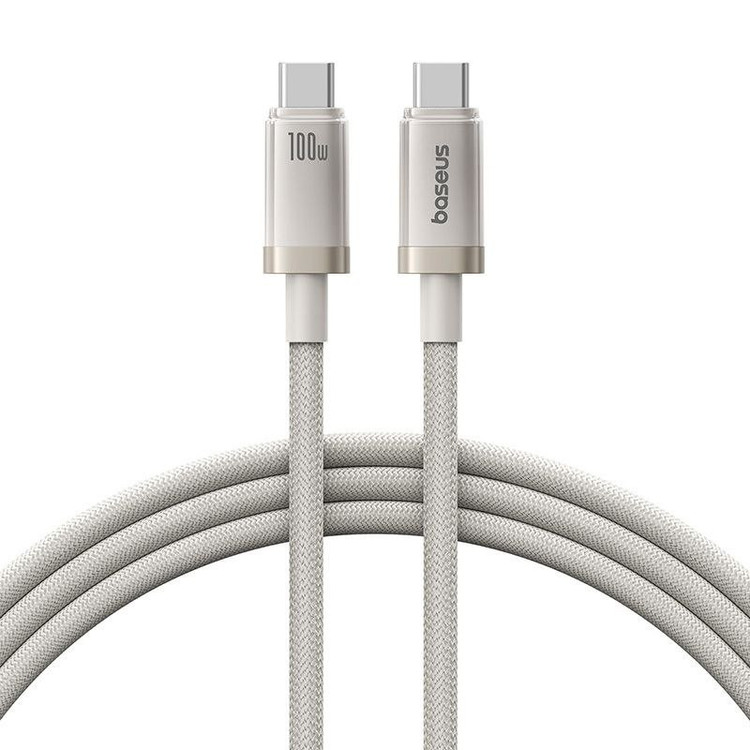 کابل تبدیل USB-C بیسوس مدل Titanium Series 100W طول 1 متر