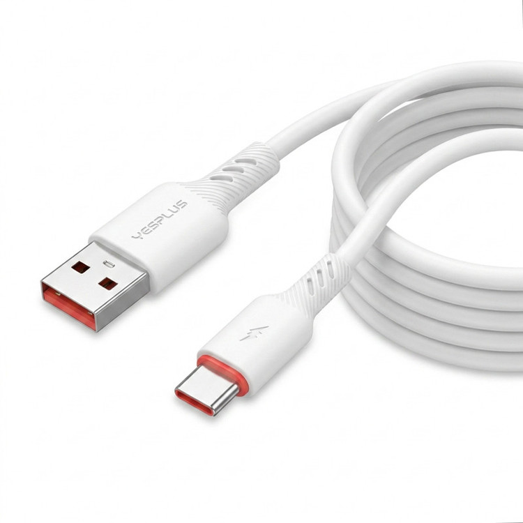 کابل تبدیل USB به USB-C یس پلاس مدل Fast Charging SILICON طول 1 متر