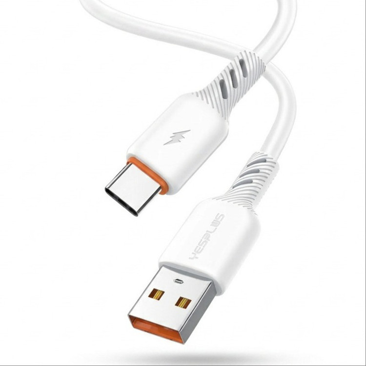 کابل تبدیل USB به USB-C یس پلاس مدل Fast Charging SILICON طول 1 متر
